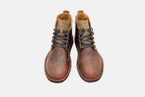 Shoes - Botín Hombre - Pegaso Pull Up Brown - BESTIAS